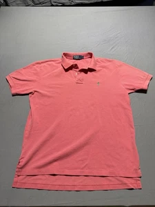 Polo Ralph Lauren Golf Polo Classic Fit Short Sleeve Coral Pink Mens Size Large  - Picture 1 of 5