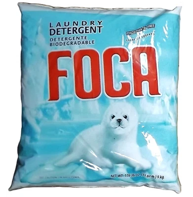 FOCA Laundry Detergent Biodegradable Powder Laundry Detergent 5000 gr Import USA - Image 1 of 2