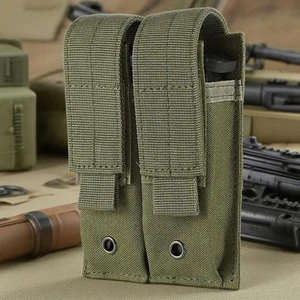 Tactical Handguns Double Magazine Pouch Molle Mag Holder Tools Organizer Pouches - Picture 1 of 10