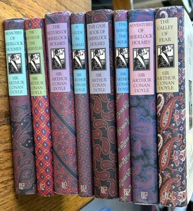 SIR ARTHUR CONAN DOYLE SET OF 8 BOMC HC BOOKS 1994 NEW SHERLOCK HOLMES + 1 - Imagen 1 de 13