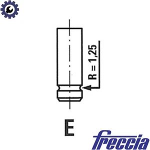 4x INLET VALVE R6593/SNT FOR NISSAN QG18DE 1.8L 4cyl ALMERA TINO - Picture 1 of 9