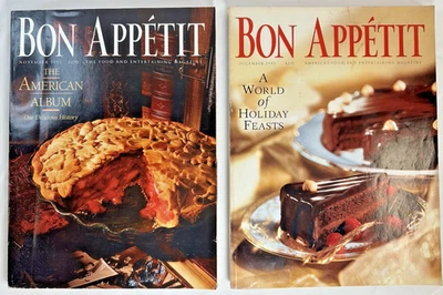 VTG Bon Appetit Magazine Thanksgiving Christmas Holiday November December 1993 - Image 1 of 3