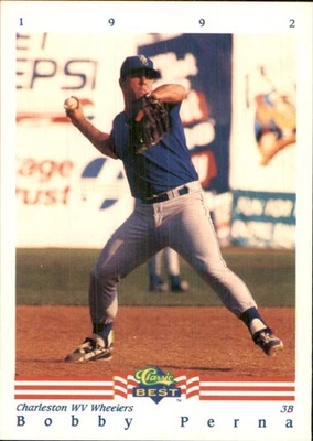 Bobby Perna 1992 Classic Best #56 RC Charleston Wheelers AutographDen - Image 1 of 2