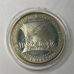 1987 S US Constitution Silver Dollar - 90% Silver- USC00UC0 - Picture 1 of 2