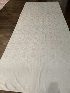 Grey Tablecloth with poinsettia embossed, 140 x 57 inch - Picture 1 of 7