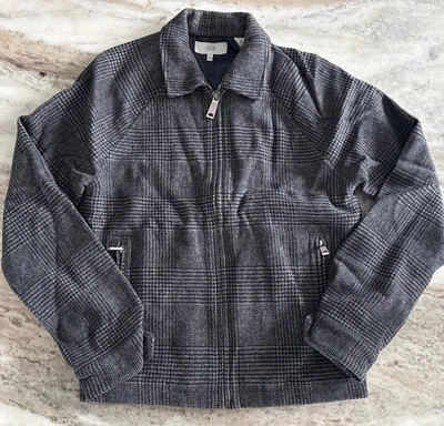 EUC Jack Spade Bleecker Street Dillard Wool Jacket Gray Houndstooth Plaid Small - Image 1 of 4