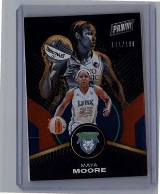 2025 Panini WNBA Player of the Day Maya Moore /199 - Image 1 of 2