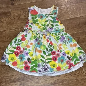 Cherokee Multi-Color Floral Girls Dress Size 5T - Picture 1 of 3