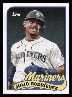 2023 Topps Archives Doubleheaders #89DH13 Ken Griffey Jr./Julio Rodriguez - Image 1 of 2