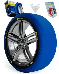 ARCOL Calze da Neve Omologate Italia EN 16662-1 Due Catene da Neve in Tessuto - Foto 1 di 24