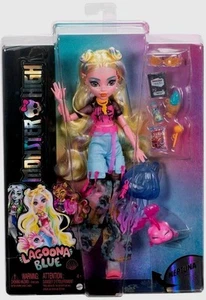 Neue Monster High Lagoona Blue Puppe mit Haustier Neptuna - Bild 1 von 5