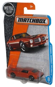 Matchbox Orange '71 Pontiac Firebird Formula Toy Car 25/125 - (Dented Plastic) - Picture 1 of 1