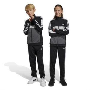 adidas Essentials Tiberio Tracksuit Boys Poly Ventilated Lightweight Zip Regular - Picture 1 of 51