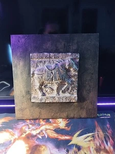 Chinese Hand Carved Stone Horse On A Slab Wall Decor - Picture 1 of 5