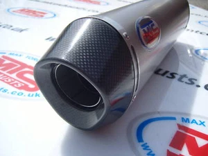 Suzuki GSXR 600/750 L1-L2 Titanium oval carbon out ROAD LEGAL MTC Exhaust - Picture 1 of 2