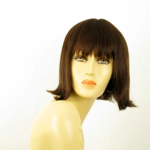 Perruque femme 100% cheveux naturel châtain ref FRANCOISE 6 - Bild 1 von 7