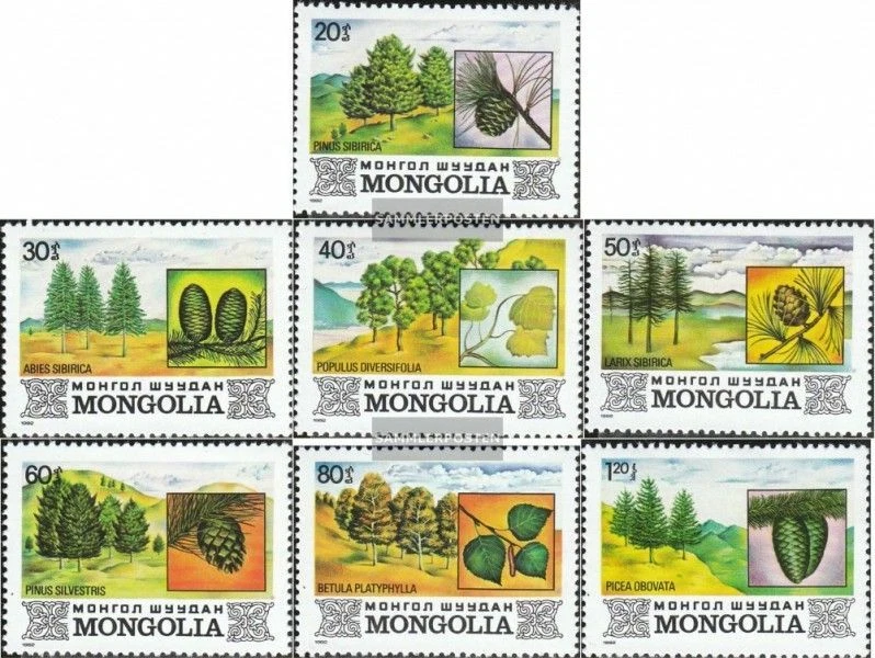 Mongolia 1489-1495 MNH 1982 Flora la Mongolia Foto 1 de 1