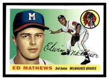 2011 Topps 60 Years Of Topps #60YOT-63 EDDIE MATHEWS Milwaukee Braves ~F6L