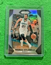 MARCO BELINELLI PRIZM SILVER CARD ATLANTA HAWKS 2017-18 PRIZM BASKETBALL REFRACT