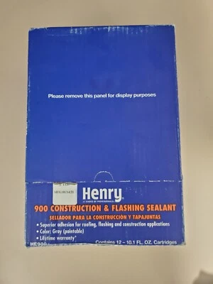 Henry HE900104 Gray Flashing and Construction Sealant 10.1 oz. (Pack of 12) 🔥
