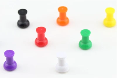 30 Stück Neodym Magnete Pin Extra Stark D10x14,5mm Kegelmagnete Kühlschrank