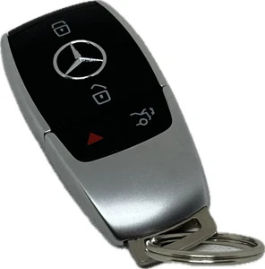 OEM MERCEDES BENZ A1779052203 Q02 4 BUTTON SMART KEYLESS REMOTE FOB DM3 W/ KEY - Picture 1 of 11