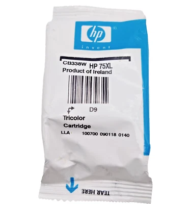 CARTUCHOS DE TINTA TRICOLOR ORIGINALES HP 74 NEGRO 75XL C2-8(3) Foto 1 de 4