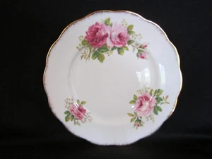 Plato de ensalada de belleza Royal Albert American hueso hecho en Inglaterra - Imagen 1 de 1