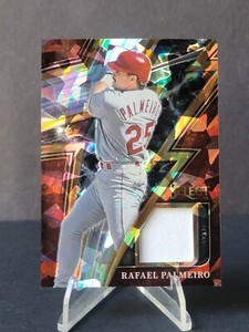 Rafael Palmeiro 2023 Select Sparks Cracked Ice Prizm Texas Rangers /23