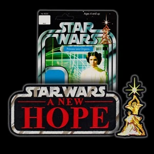 Kenner STAR WARS "A New Hope" Re-Imagined Vintage style logo 5.5" patch - Picture 1 of 5