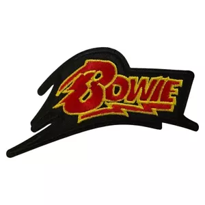 David Bowie Bügelbild Patch. Ca. 4” x 2”. Neu! Kostenloser Versand! - Bild 1 von 1