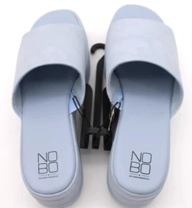 No Boundaries Womens Size 9  Flatform Wedge Sandal Shoes Blue New - Picture 1 of 1