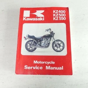 original Kawasaki KZ 400 500 550 Werkstatthandbuch Reparaturanleitung Handbuch  - Bild 1 von 6