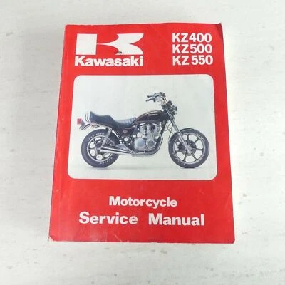 original Kawasaki KZ 400 500 550 Werkstatthandbuch Reparaturanleitung Handbuch  - Bild 1 von 4
