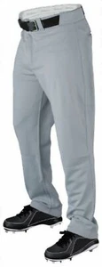 Wilson Men's P300 baseball pants Size L Relaxed Fit Warp Knit Gray WTA4440 NWT - Picture 1 of 4