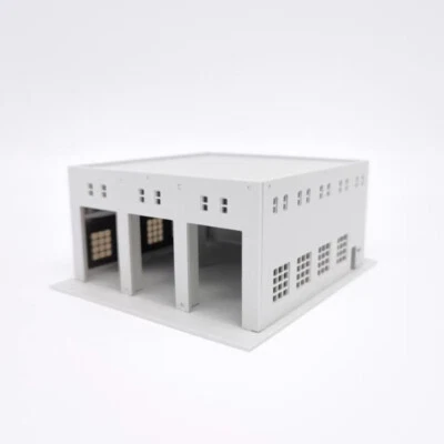 1:87 HO Scale Railway Layout Model Train Truck Car Wash Locomotive Shed House HO - Image 1 of 3