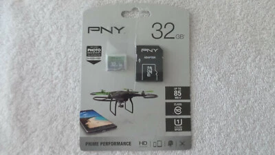 PNY 32GB Elite MicroSDHC Memory Card P-SDU32GU185 Class 10 85 mb/s - Image 1 of 2