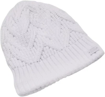 UNDER ARMOUR – Gorro Mujer Town Beanie, Blanco, Talla Única. - Immagine 1 di 2