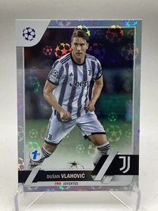 TOPPS UEFA CLUBES COMPETITIONS 2022/23 1a EDICIÓN STARBALL DUSAN VLAHOVIC - Imagen 1 de 2