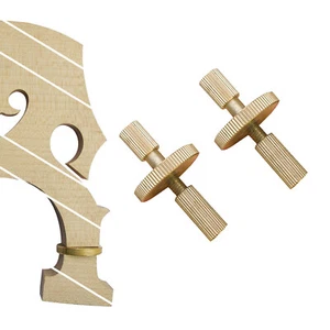 Brass Bolt Screws fit Upright Double Bass Bridge Adjustable Separate Maple - Picture 1 of 6