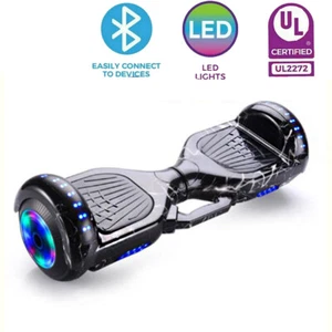 ⭐8" 60cm Electric Hoverboard Bluetooth Speaker LED Self Balancing Scooter Free⭐ - Picture 1 of 12