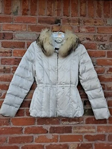 1 Madison Damen Puffer Daunen Isoliert Kunstfell Ausschnitt Jacke Größe M - Bild 1 von 6