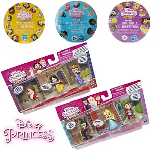 DISNEY PRINCESS FUMETTI MINIS FIGURE SERIE 2/3/4/CONFEZIONE DA 3 MOMENTI STORIA - Foto 1 di 23