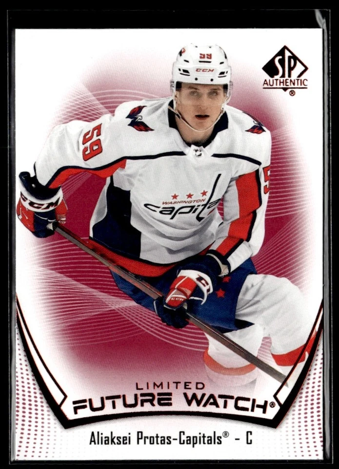 2021-22 Sp Authentic limited red Future watch Aliaksei Protas Rookie #180 H4R2I - Image 1 of 2