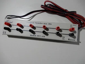 POWER SUPPLY DISTRIBUTOR 6 OUTPUTS 20A MAX WITH 1.8 METER CABLE NVT-620 - Zdjęcie 1 z 7