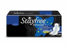 Stayfree Advanced XL All Night Sanitary napkins (28 Count)