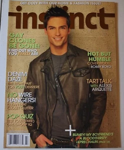 INSTINCT Gay Magazine Vintage March 2007 Issue - Bobby Boyd, Tyler Christopher - Picture 1 of 5