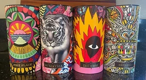 LOT OF 4 STARBUCKS CARDBOARD CANISTERS CAFE VERONA ESPRESSO SUMATRA PIKE PLACE - Picture 1 of 5
