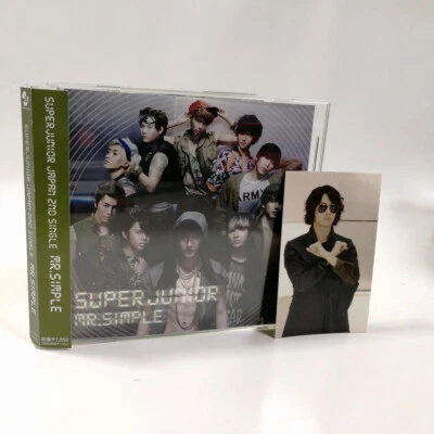 SUPER JUNIOR Japan Mr. Simple Regular Edition with Heechul Photocard CD Foto 1 de 4