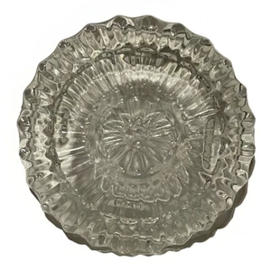 "Cenicero Starburst de cristal cortado vintage plato de caramelo 5"" detallado" - Imagen 1 de 2